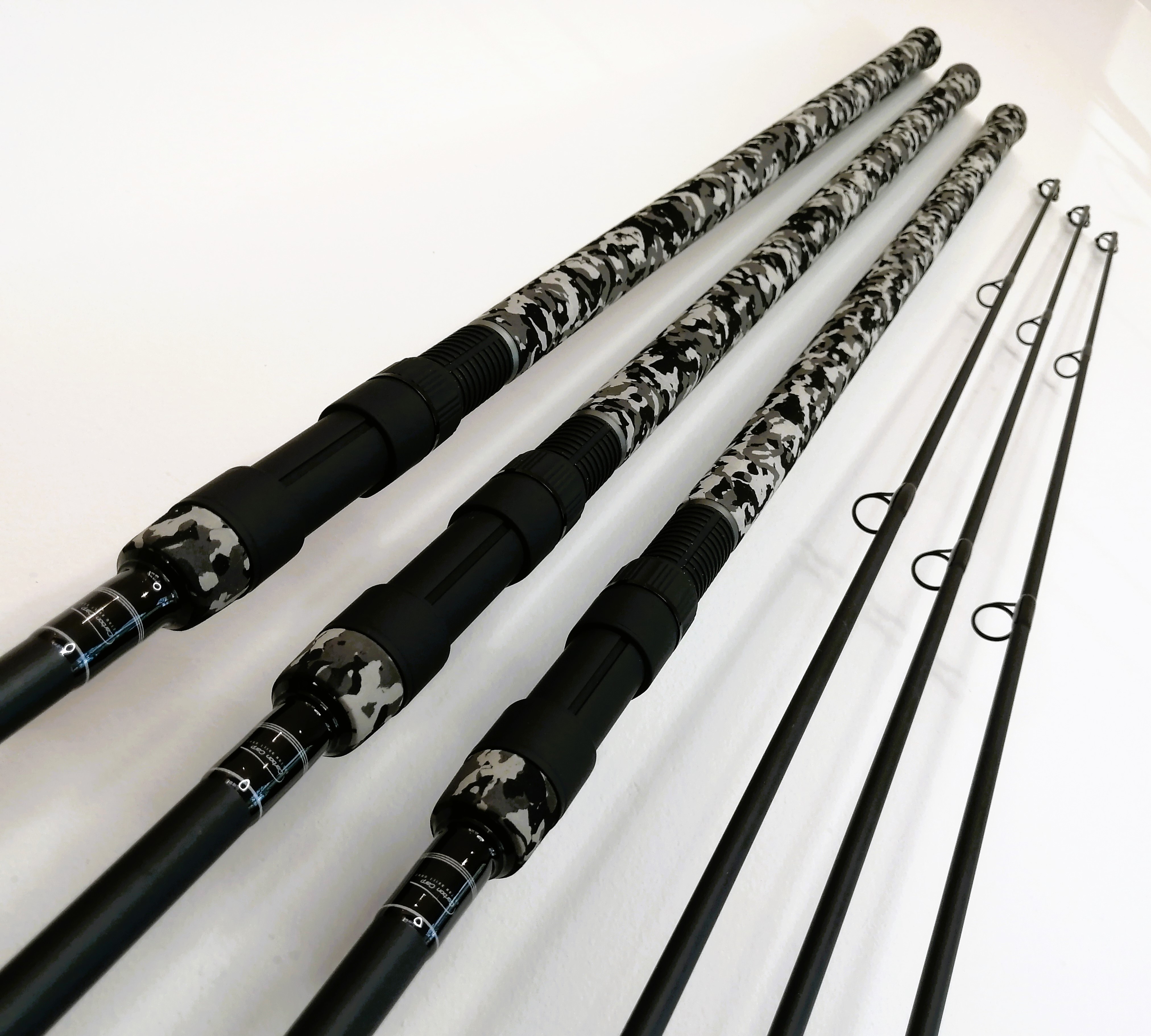 Carbon carp camo custom rod2