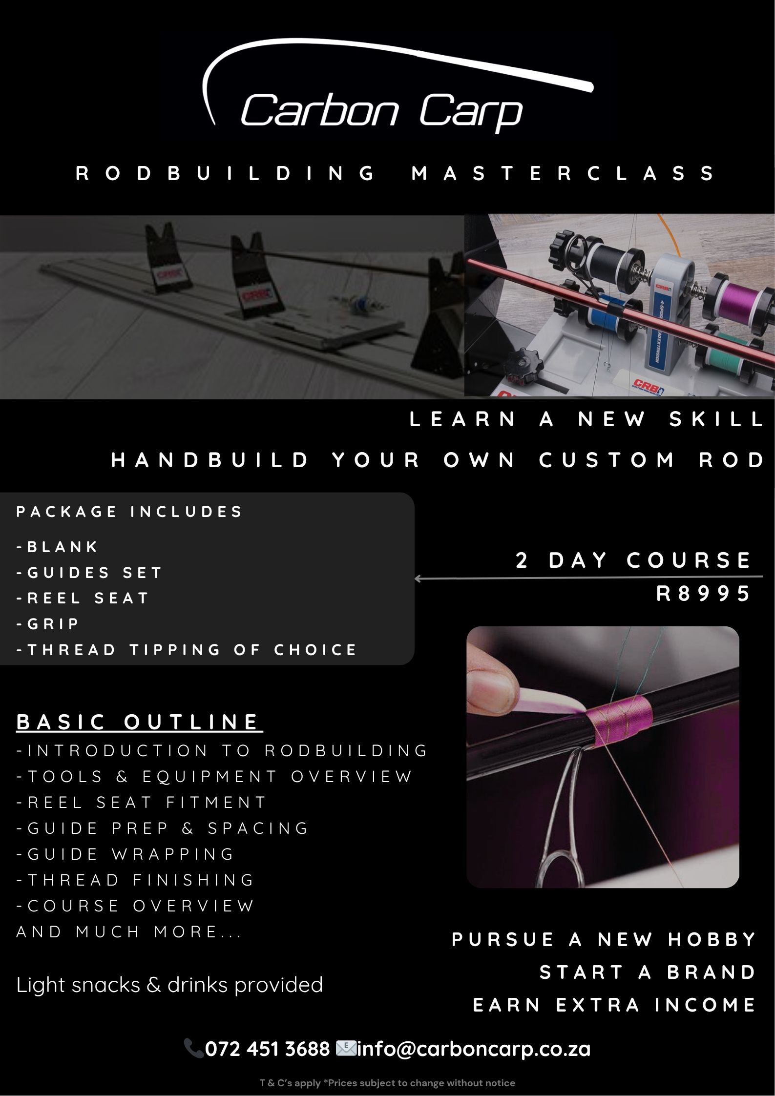 Rodbuilding class
Rod Building Course